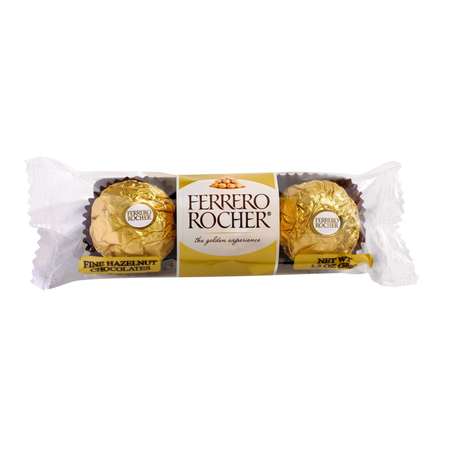 Ferrero Rocher Ferrero Rocher Fine Hazelnut Chocolates 1.3 oz., PK144 12324